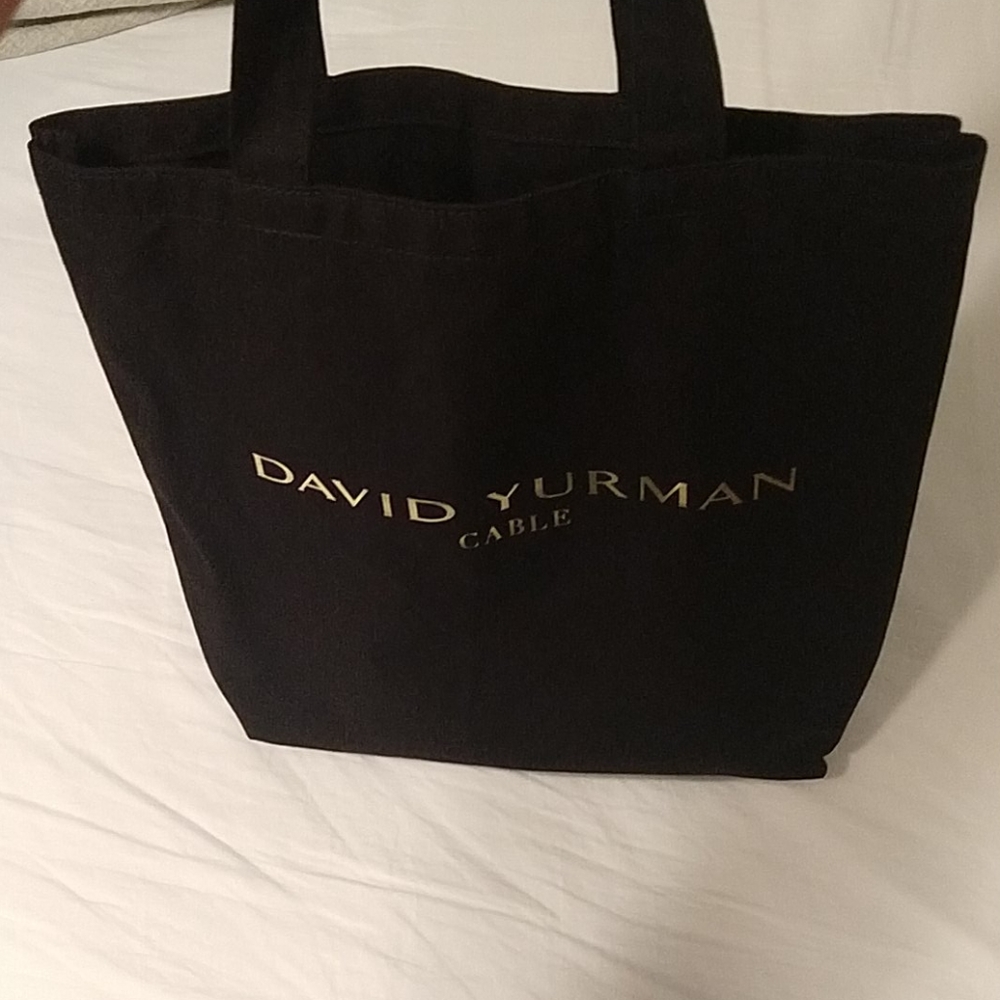 David Yurman RARE Cable Tote Bag Travel Storage - Picture 4 of 4